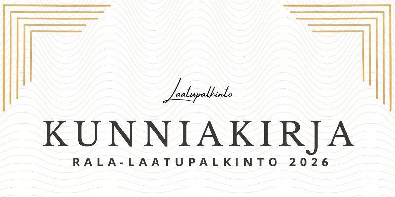 RALA-laatupalkinto talonrakentamisen parissa toimivalle yritykselle – ehdokasasettelu on auki!