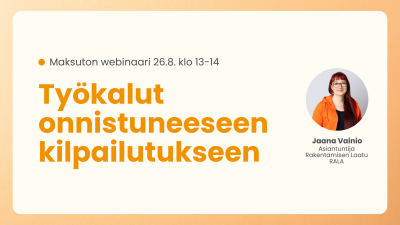 Työkalut onnistuneeseen kilpailutukseen