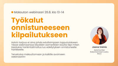 Työkalut onnistuneeseen kilpailutukseen